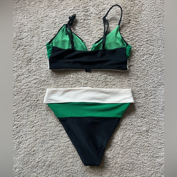 New Beach Riot Riza top + Alexis bikini size L - Picture 10 of 11